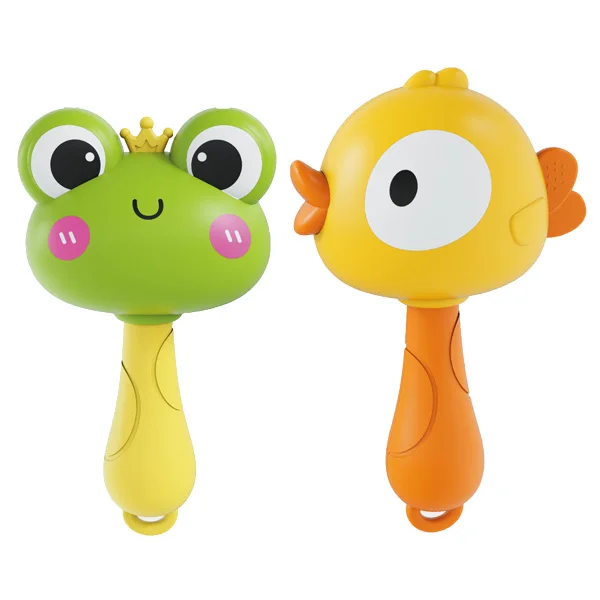 Infant Early Educational Baby Rattle Masticable Teether  Sensory Toys Colorful Rotating Rattle Toy for Toddler