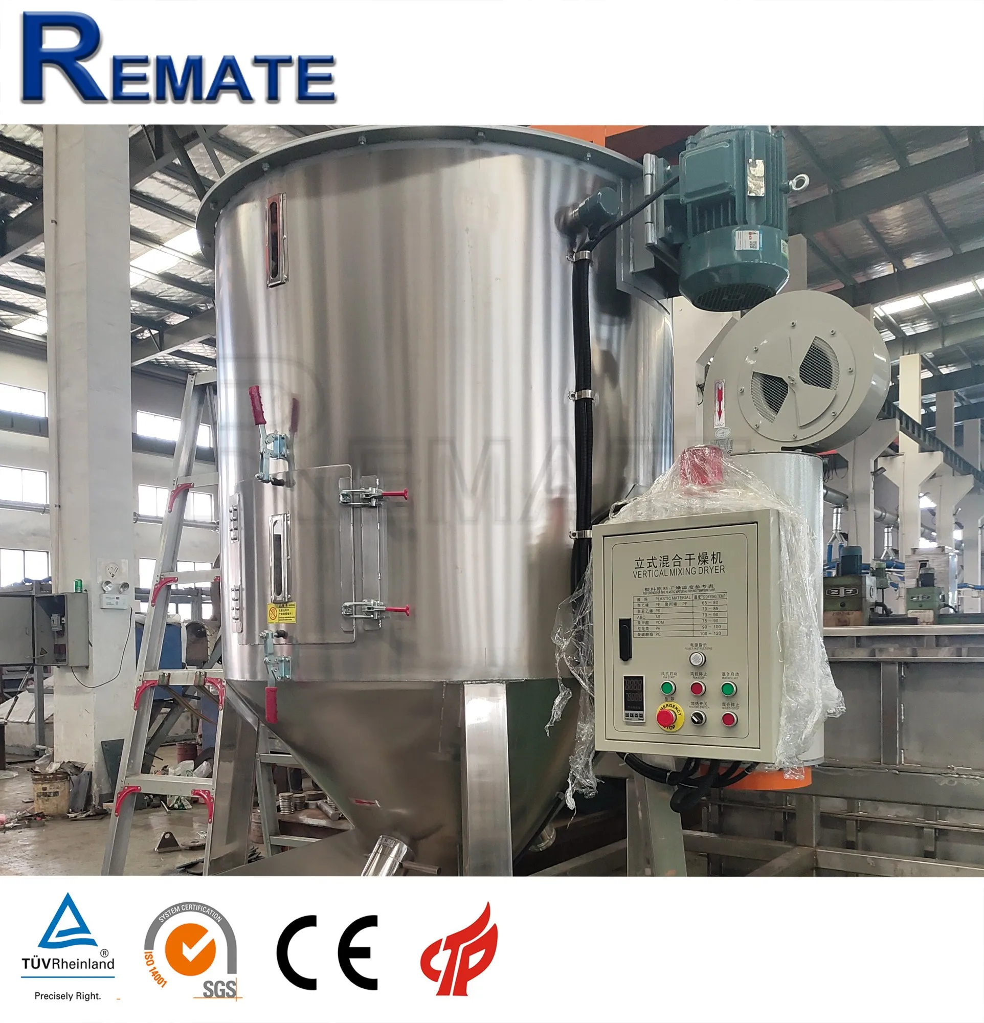 Single Screw Granulator Extruder Plastic Waste Pe Pp Pellet Extruder