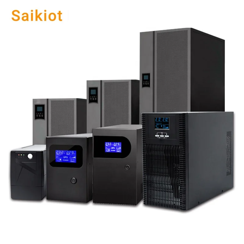 Источник питания Saikiot от 500 ВА до 3 кВА, ИБП, ИБП, линейный интерактивный автономный инвертор ИБП, Резервная мощность для электронной системы