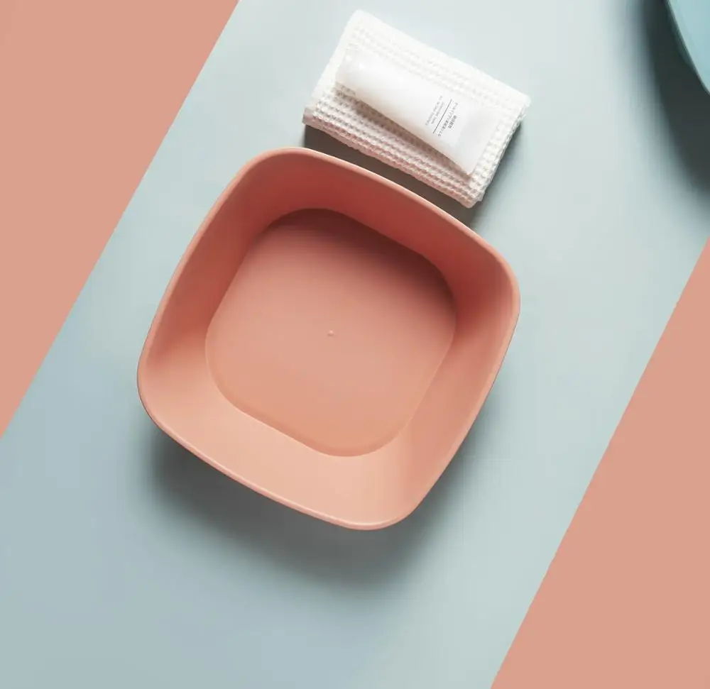 Cheap household plastic square basin high quality plastic basin multipurpose classic shape non toxic plastic basin for wholesale