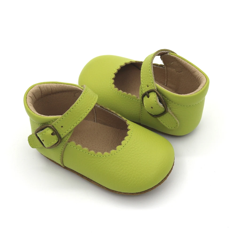  New Design Baby Dress Shoes Big Textured Leather