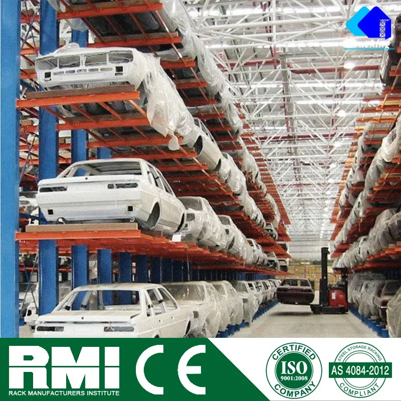Large Capacity Logistics Equipment Cantilever Racking Galvanized Canteliver Racking