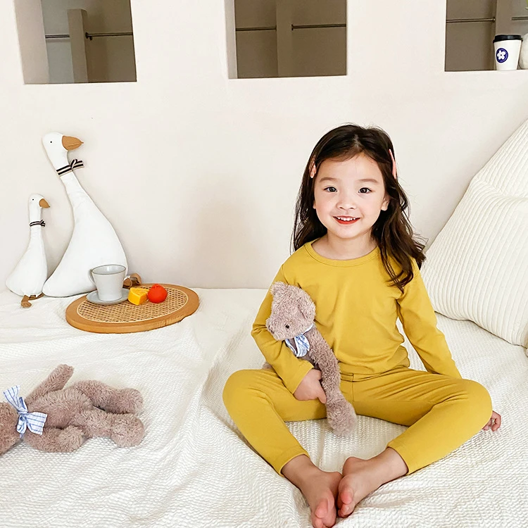 Fashion Manufacturer Pajamas for Kids Girls Set Two Pieces Set Girls Night Pajamas Cotton Kids Pajamas For Children
