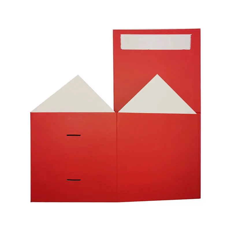 Bulk fancy red color products packaging rigid magnetic lid present box with ribbon