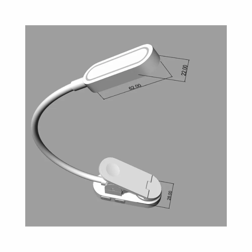 2022 Hot selling Touch control LED rechargeable wireless bed side table lamps with clamp