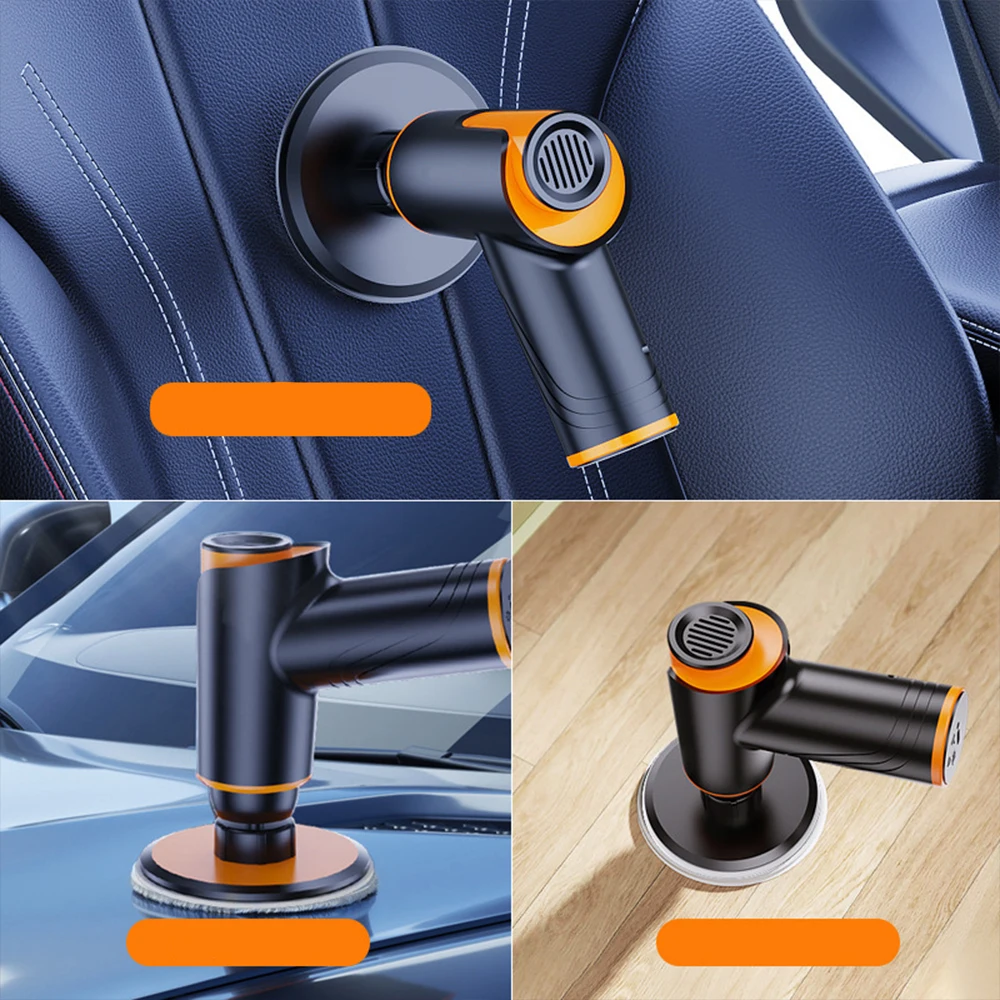 variable 2 speeds rechargeable battery car polisher car body repair maintenance sofa PU waxing equipment for car and home