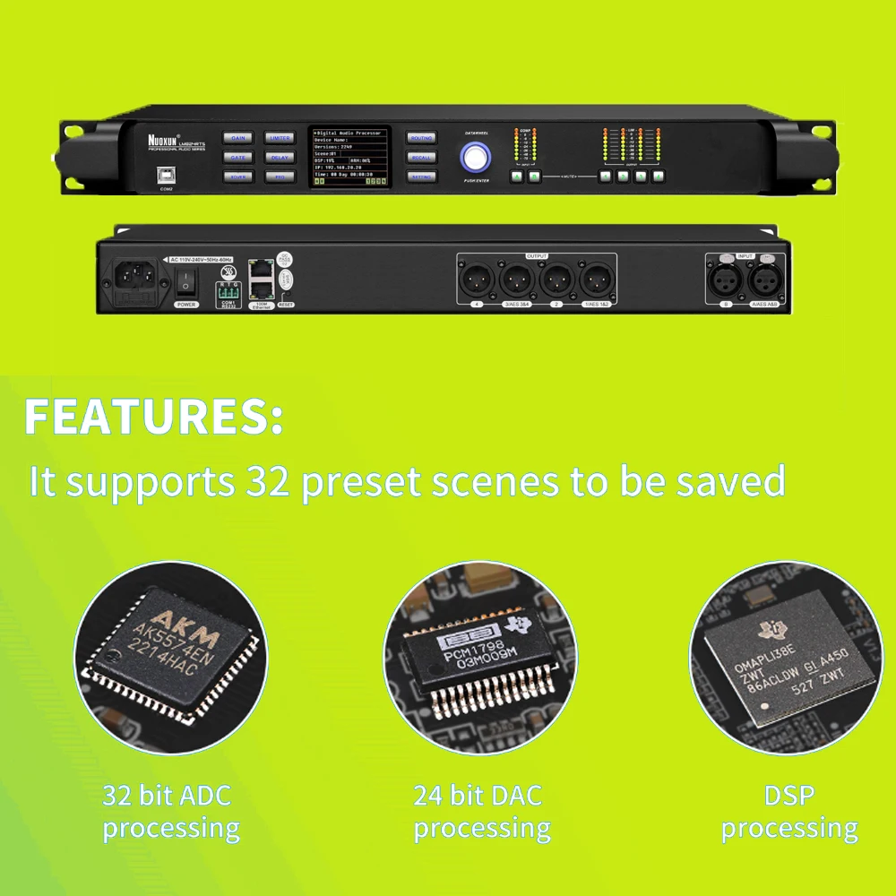 Dsp Audio Processor DBX Professional Digital DriveRack Audio Effects Processor Digital Audio Processor Speaker Management