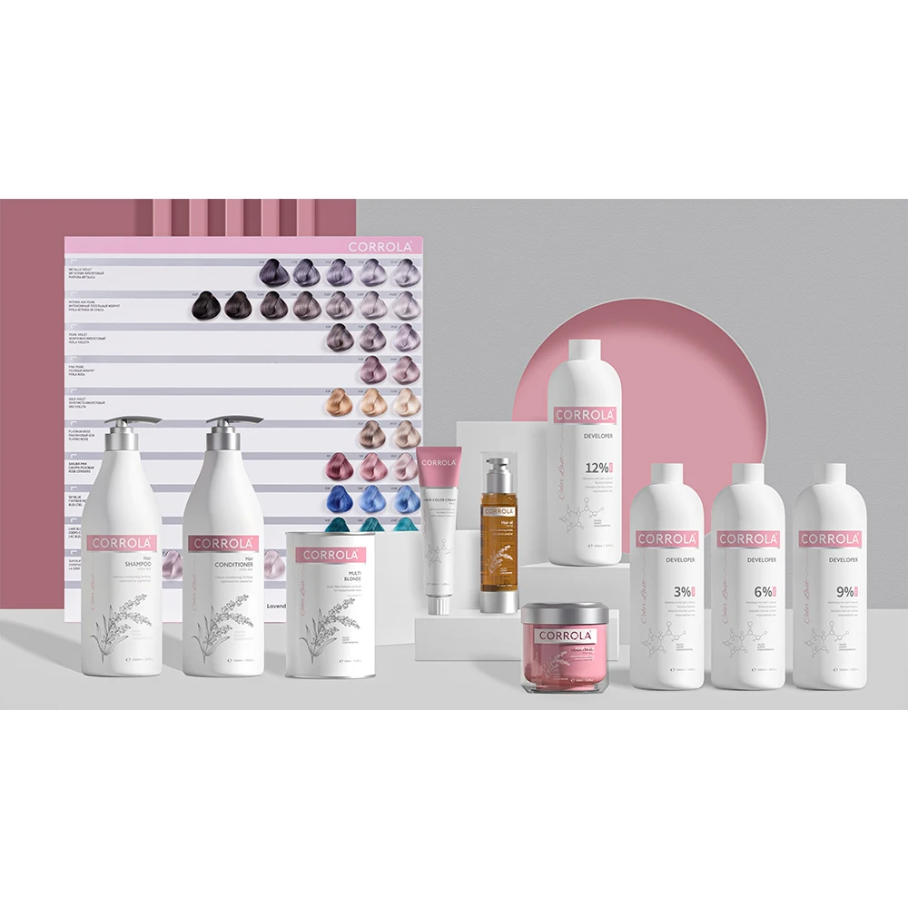 Professional Salon Hair Products Line Hair Care Hair Dye Series