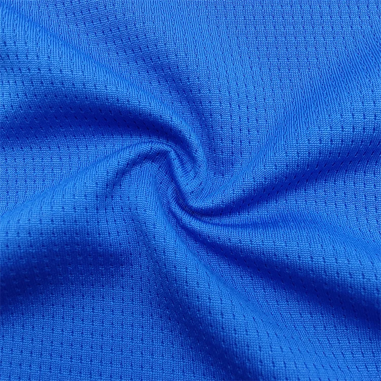 Chinese Supplier Basketball Jersey Fabric 145Gsm Honeycomb Jacquard 100% Polyester Stretch Jacquard Fabric