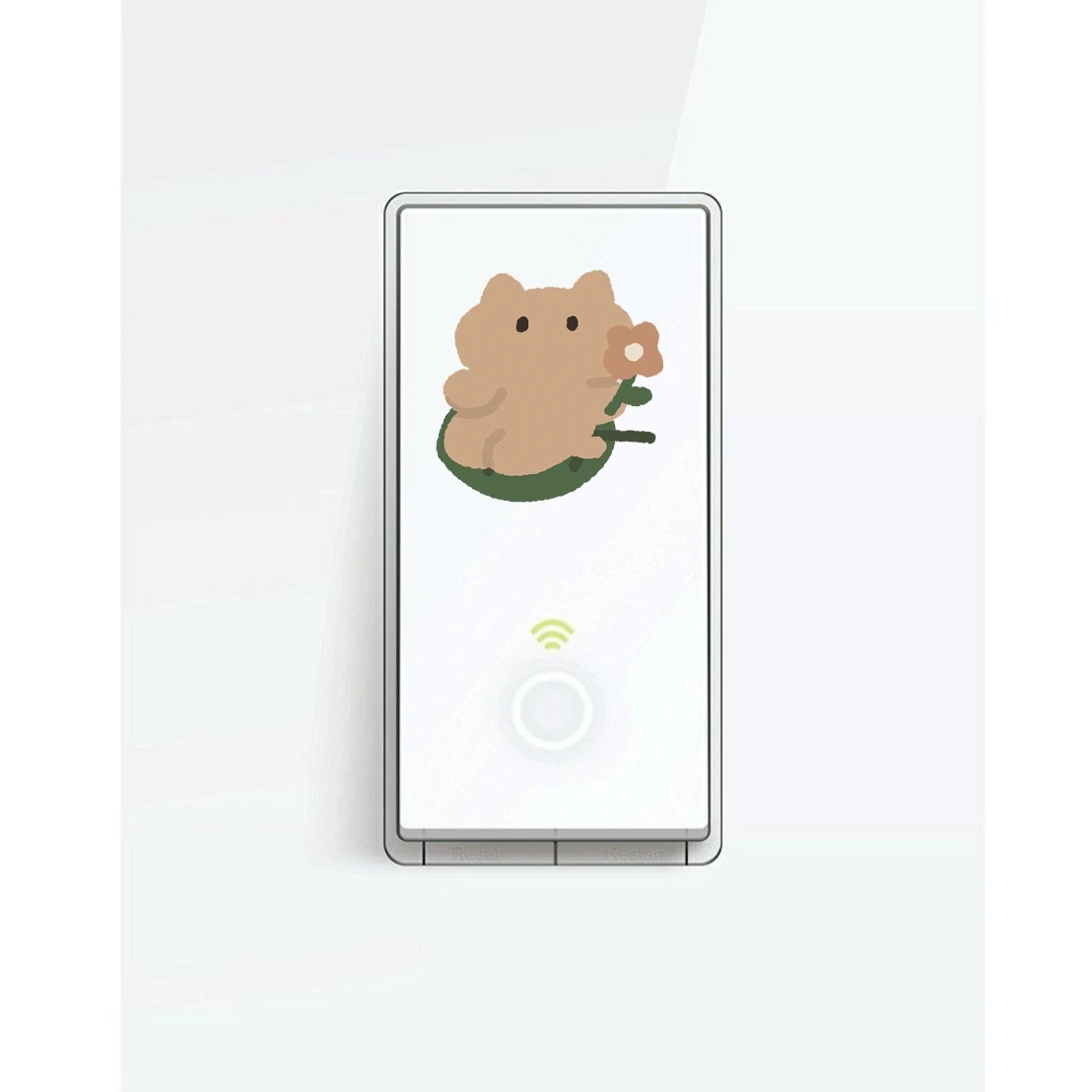 Белый Переключатель Wi-Fi для умного дома голосовое управление сертифицированный