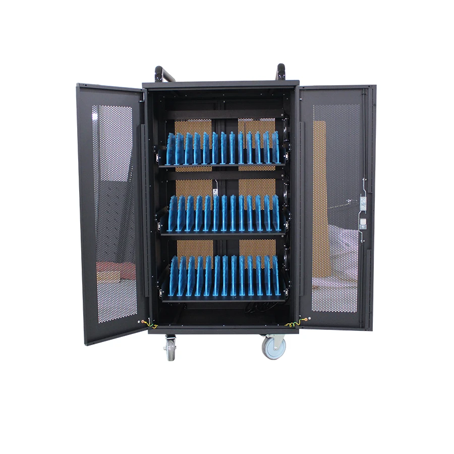 Tablet/Chromebook AC Charging Cart With Israel Outlets