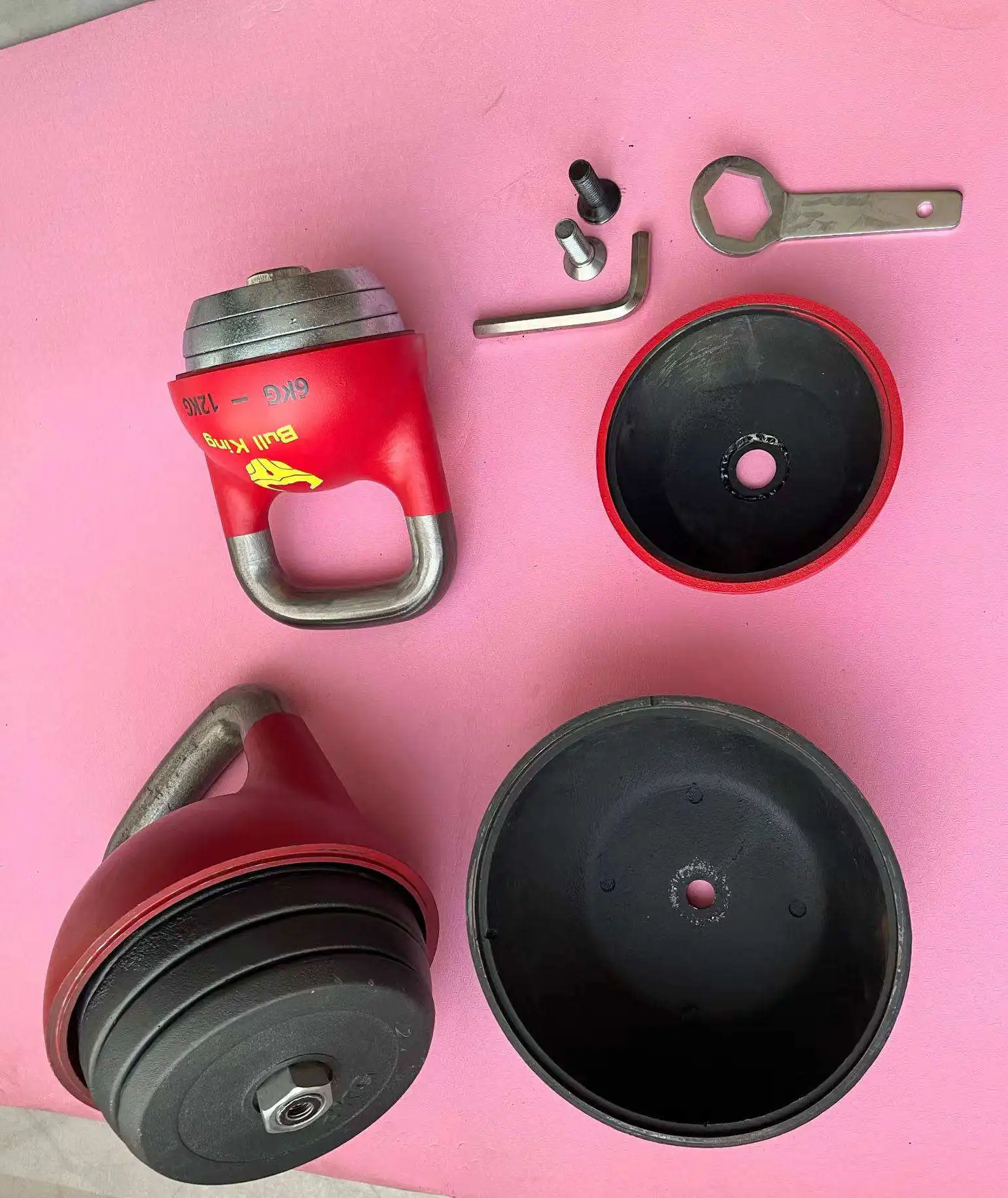 Weight Lifting Kettlebells Adjustable Cheap Cast Iron Kettle Bells 12-32kg  Coated Steel Competition Kettlebell