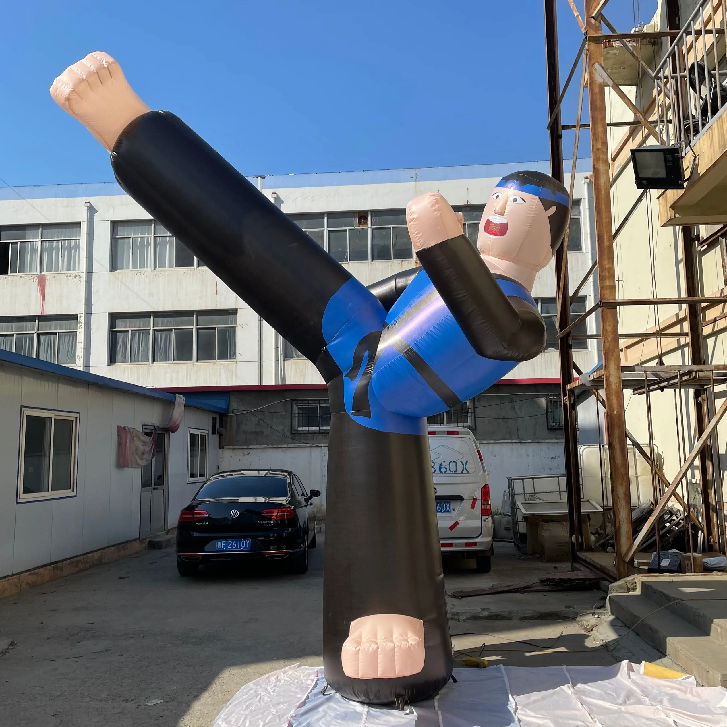 Inflatable Taekwondo Man Cartoon Toys Custom Karate Inflatable Balloon Taekwondo Boy For Advertising