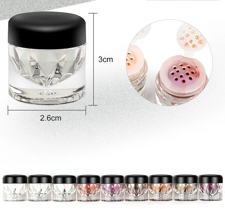 Private Label Mineral shimmer 9color pigment loose Eyeshadow Powder Makeup Cosmetics vendor