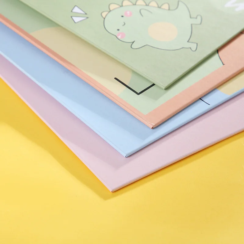 Cartoon thickened A4 paper multifunctional file folder Learn stationery writing pad File splint wholesale