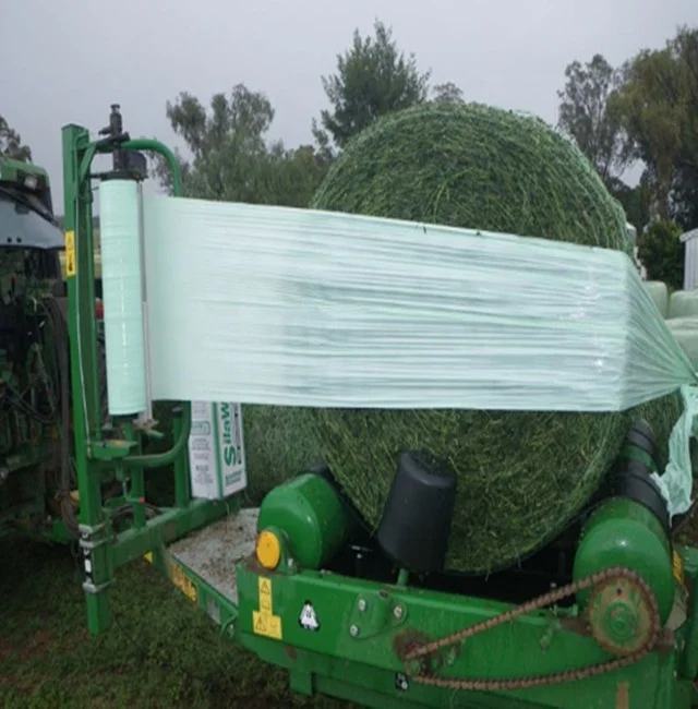 light green silage wrap films ,haybale film