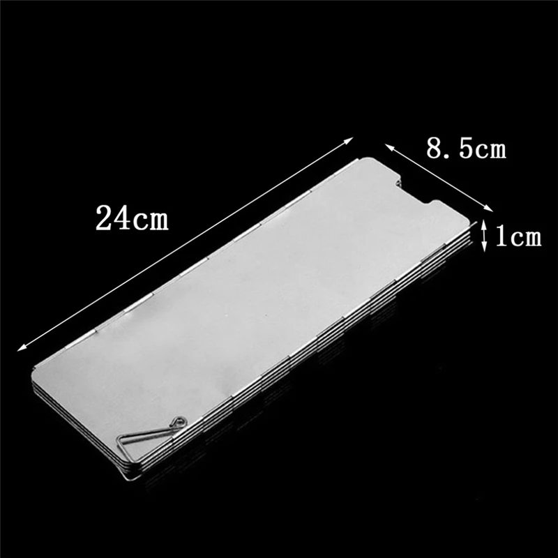 10 plates Foldable aluminum Camping picnic Cooker Gas Stove Wind Shield Screen for out door camping