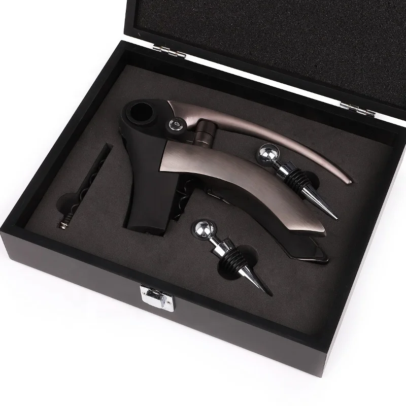 
Elegantes Tire-Bouchon Sommelier Set Rabbit Wine Corkscrew Opener 