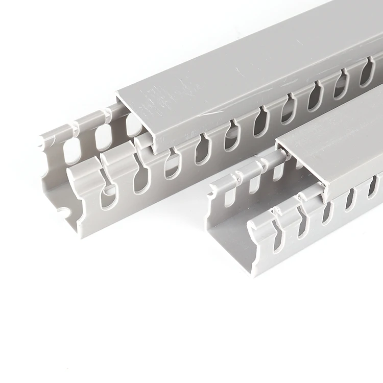 Ce Heat Resistant Canaleta Slot Electric Cable/plastic Slotted Cable Raceway Sizes