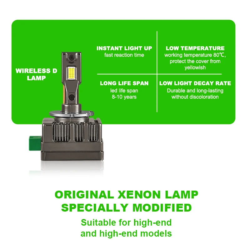 YUFING H4 светодиодные фары 500 Вт D серии D8S 75 7000 лм хорошее качество W212 D4c D4s