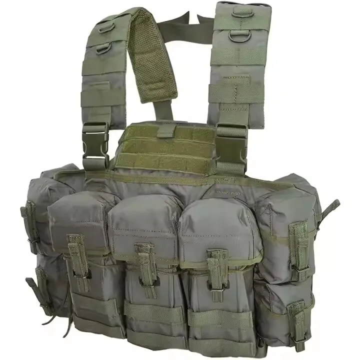 Customized Tactical Tool Vest Camouflage Tactical Vest With Multi-pouches Adjustable Molle Vest