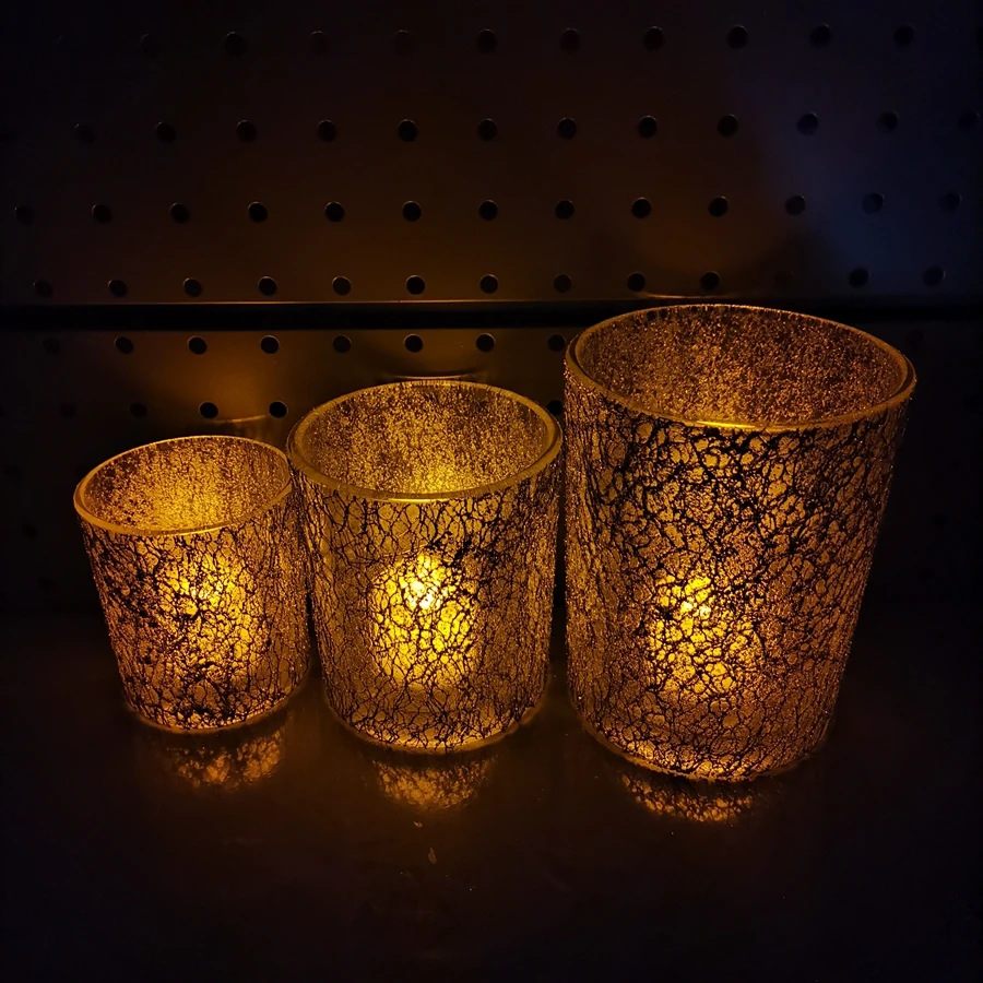 Battery-powered Halloween Candles Small Round Christmas Candle