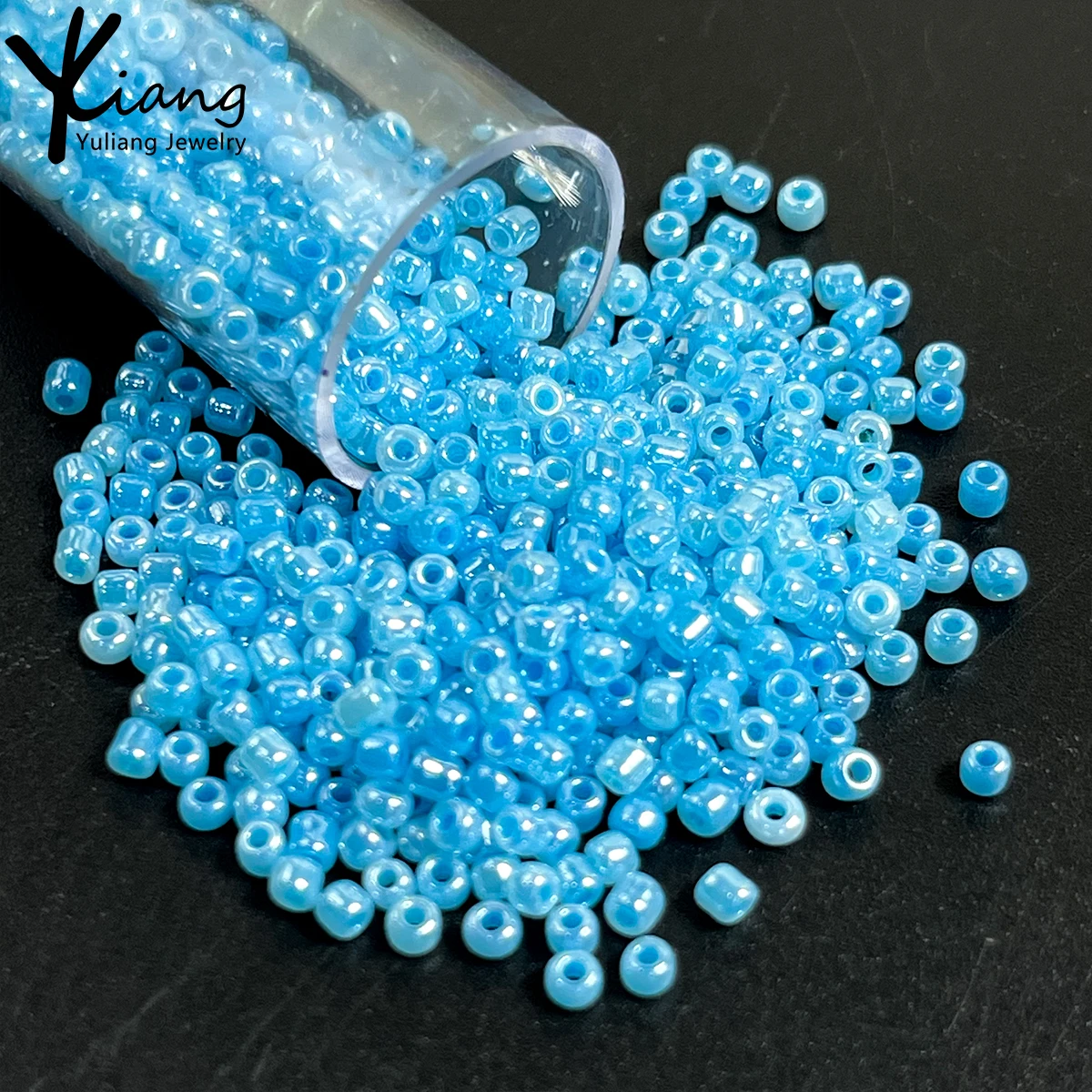 Wholesale 2mm cream seed beads at original price, used for DIY jewelry necklace jewelry making materials