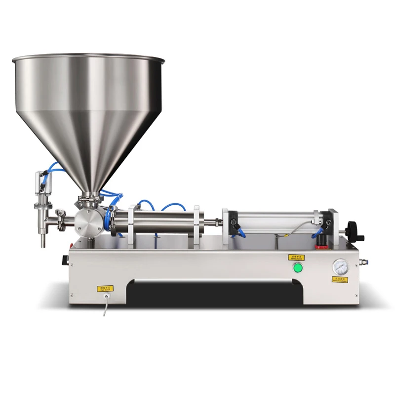 semi - auto cosmetic cream  filler / cosmetic cream piston filling machine for paste liquid
