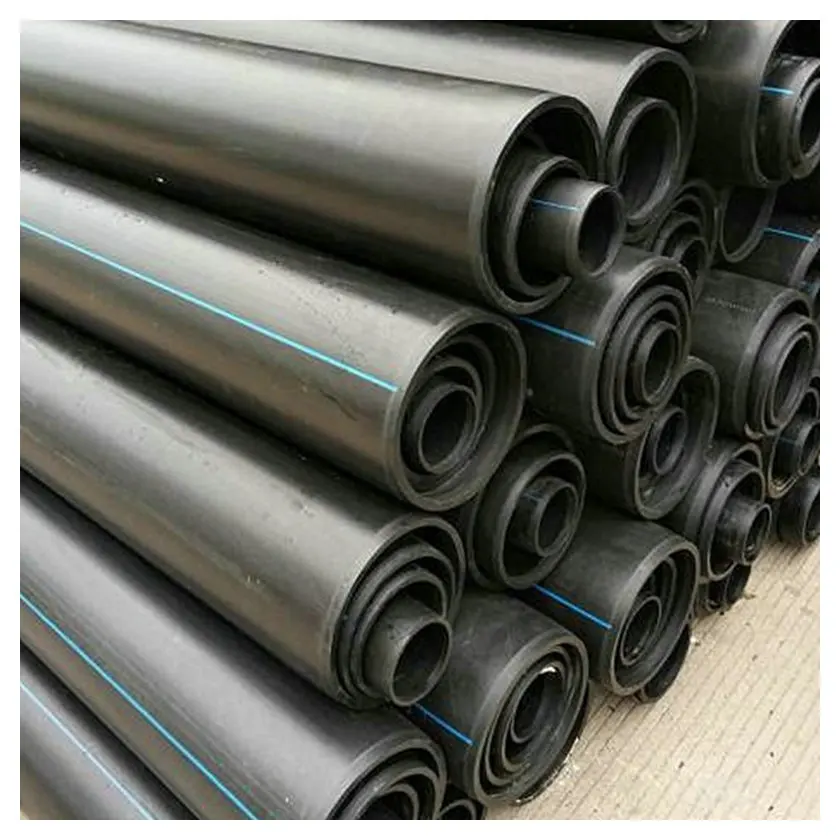 90mm 150mm 3 4 inch 65mm 50mm water pe hdpe dr11 pe100 pipe specifications poly 160 mm drainage pipes price