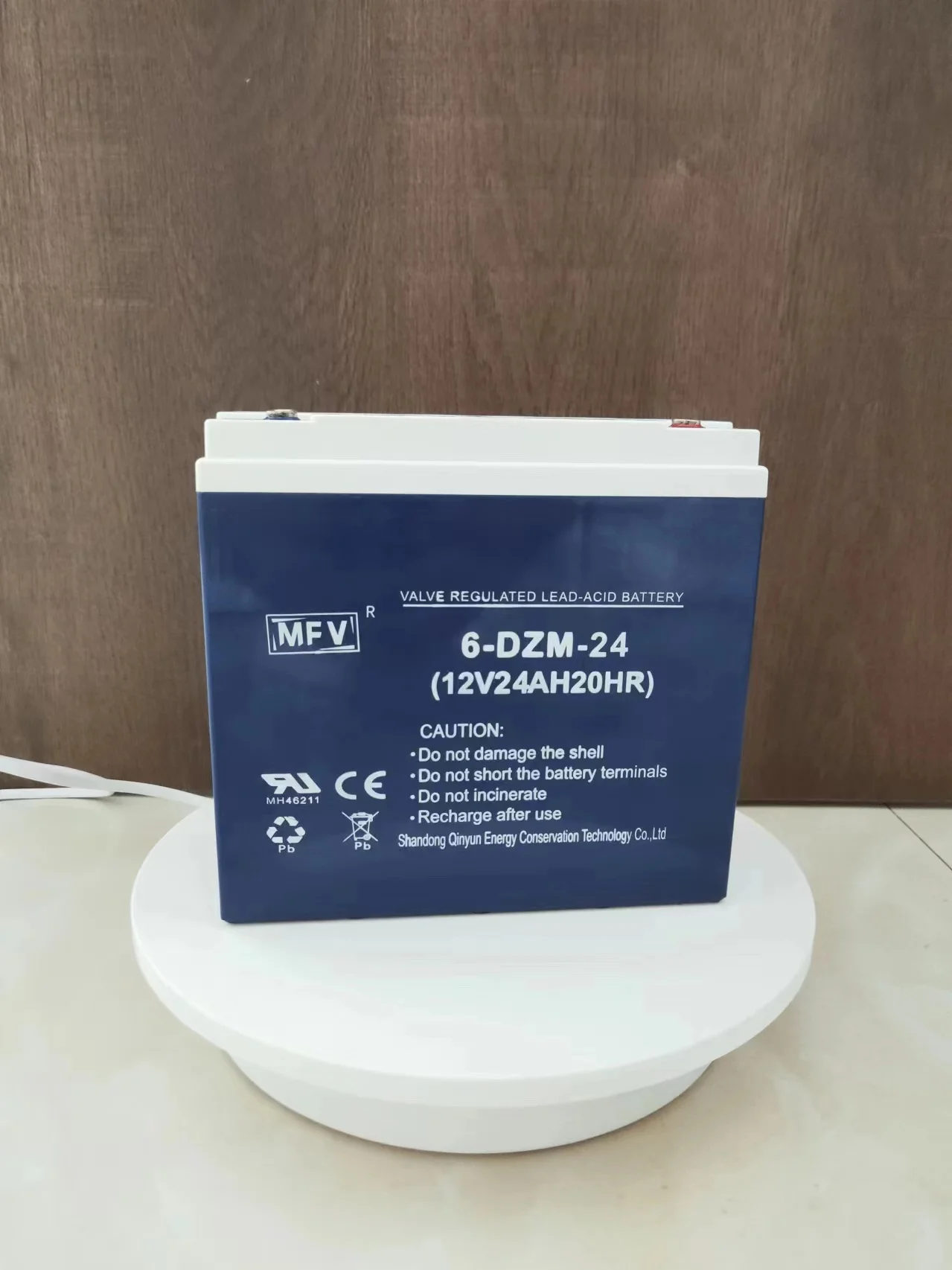 Factory sales 12V 24AH 6-DZM-24 sealed lead-acid battery maintenance free type