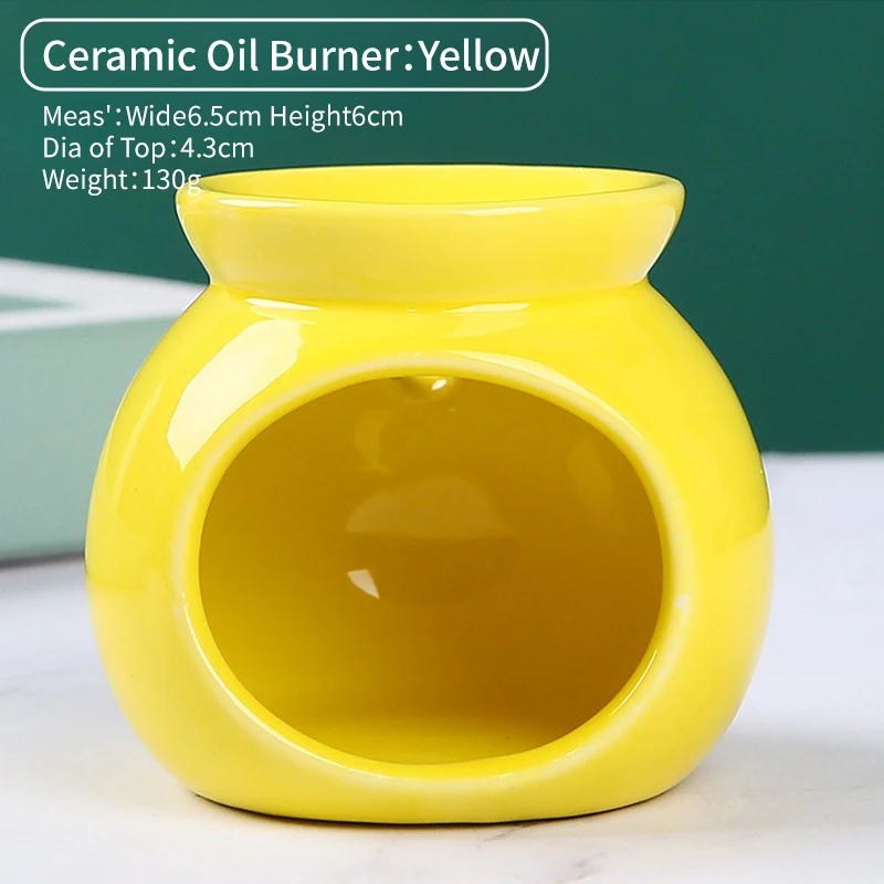 Lovely Round Shape Ceramic Oil Burner wax burner for wax melts christmas tree