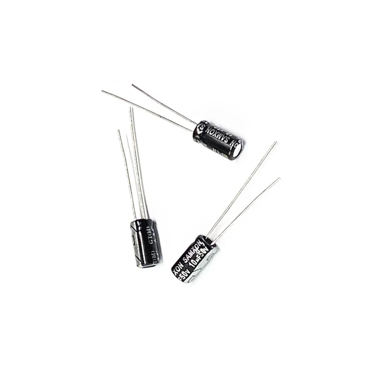 SAMXON ESF106M1HD11CB 10 мкФ 50V 5*11 life 3000-6000 самая большая пульсация тока, долгий срок службы, более низкие импедантные конденсаторы