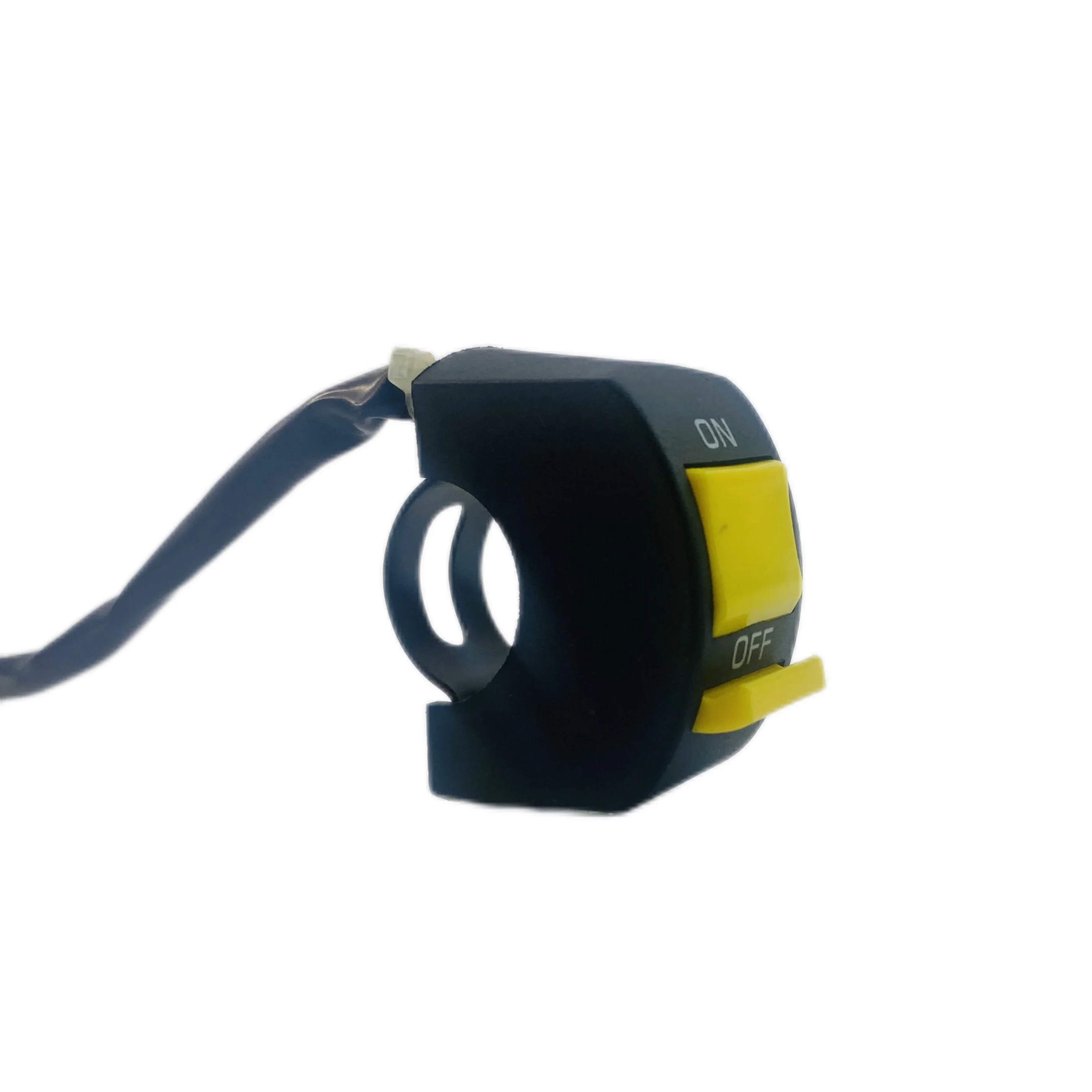 Универсальный переключатель в сборе, водонепроницаемая кнопка включения и остановки огня, 22 мм, 2 провода, на руль мотоцикла