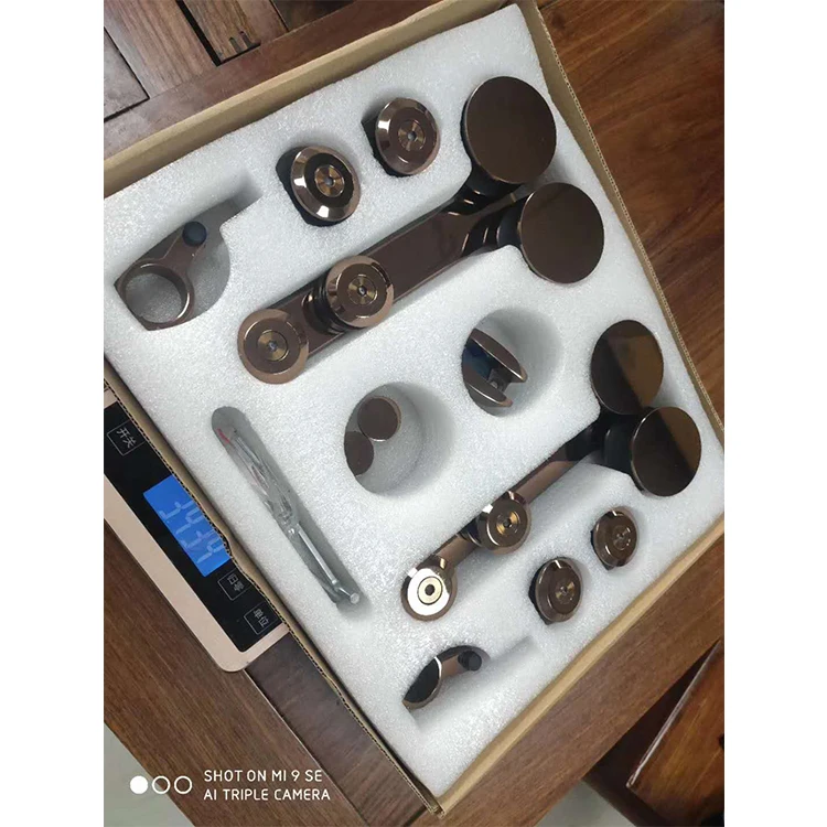 Frameless Glass shower Stainless Steel 304 Sliding Door Hardware