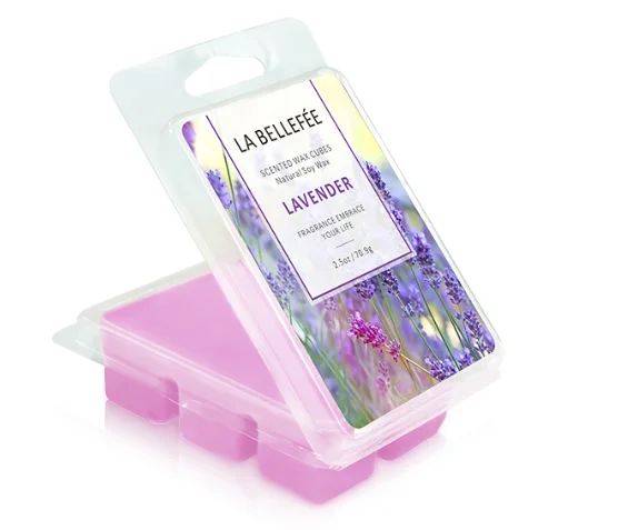 Wholesale 6 Scented Cube Custom Rose Wax Melt Scented Soy Wax Melt