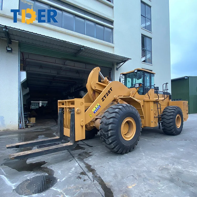 2023 TDER Granite Marble Quarry Stone Handling Diesel Loader Forklift Fork Wheel Loader