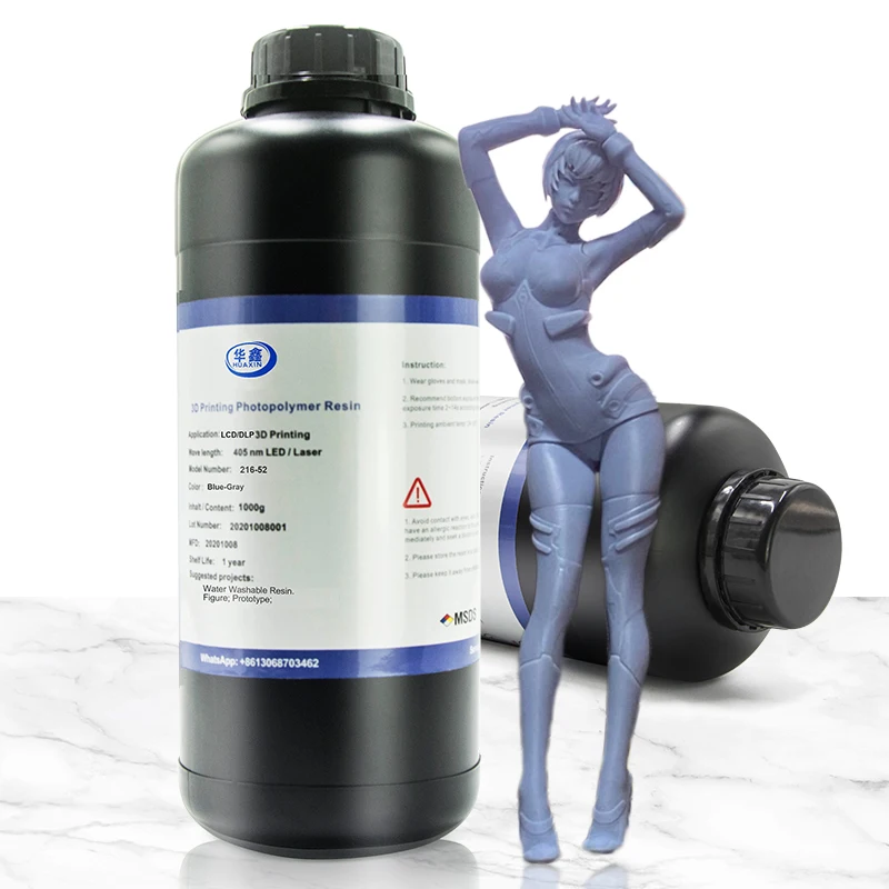 Flex Resin Liquid Photopolymer  Structure Industry Parts Figure Model 3D Printer Resin