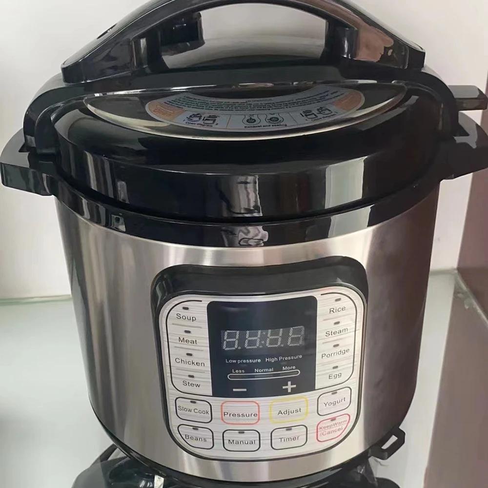 Multifunctional 4L 5L 6L Non-Stick Food Steamer Electric Programmable Pot Pressure Cooker Rice Cooker