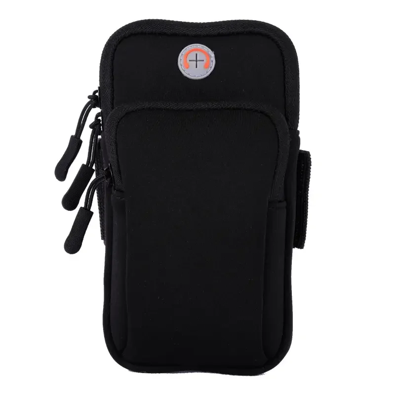 Factory direct supply Unisex Multifunctional Outdoor Sports armband Leather Chest Sling Bag Logo Pattern Workout Running Storage