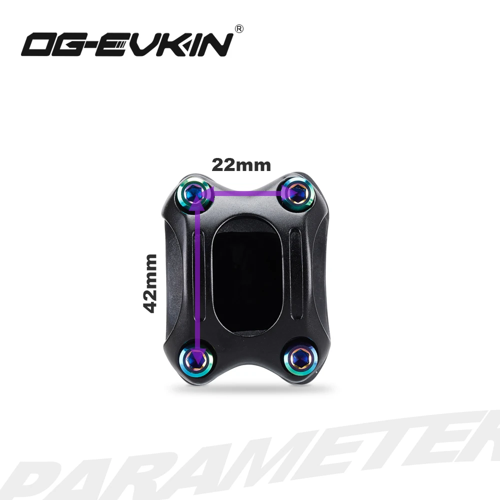 OG-Evkin BS-004 Carbon Stem MTB Road Bike 70/80/90/100mm 10 Degree 28.6mm 31.8 Titanium Screws Stem Mountain Bicycle Part
