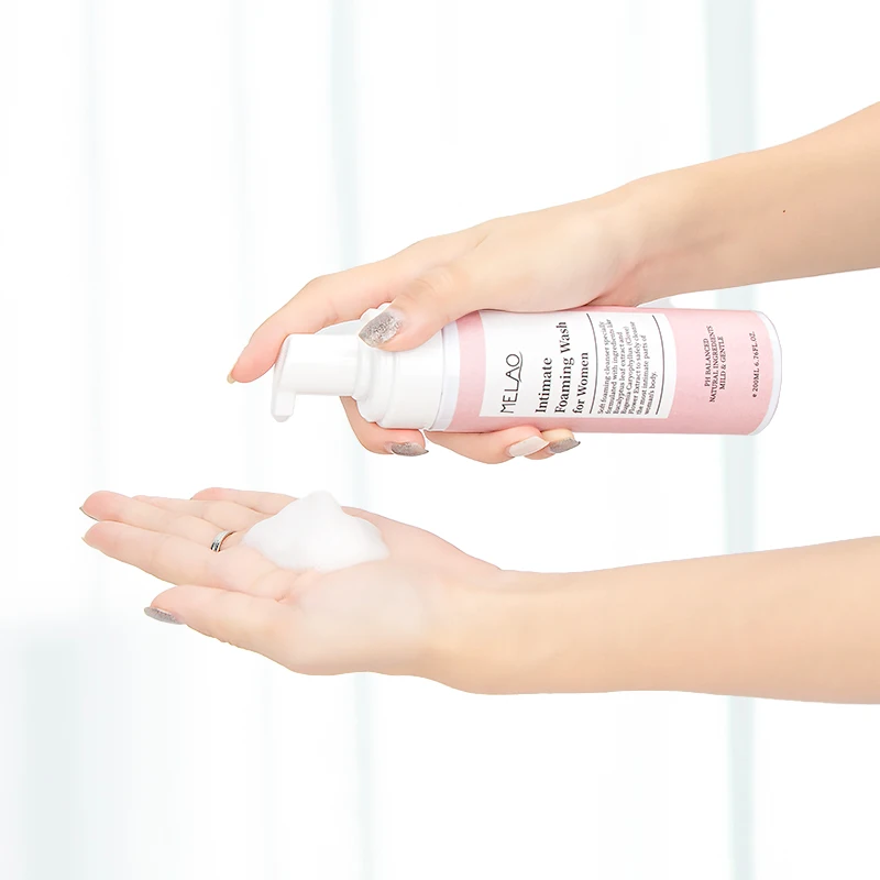 Private label Organic PH Balanced vaginal Hygiene Yoni Wash Female Vagina Foam Wash for Women