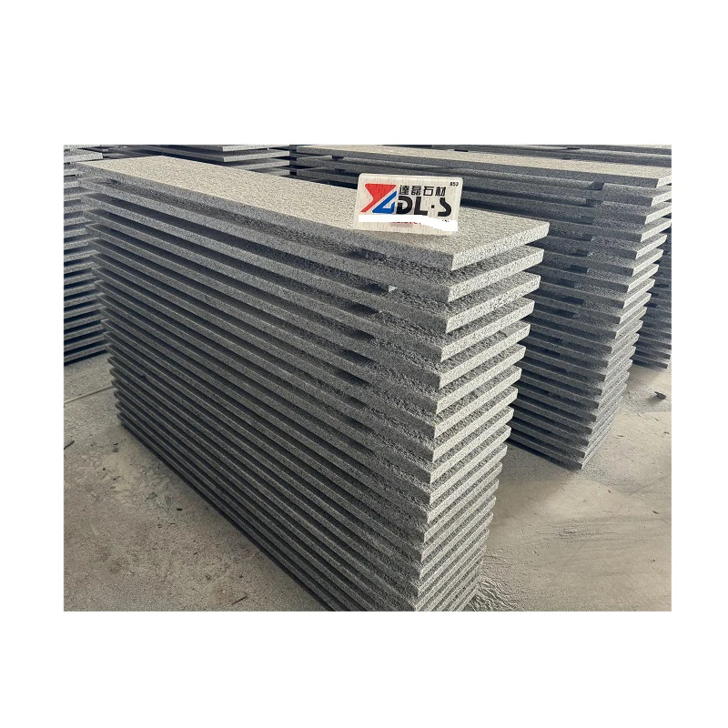 Flamed New Cambodia G654 Dark Grey Granite Stone Window Sills Tiles External Outside Price