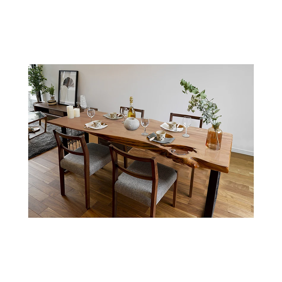 
Натуральный кофейный столик Yakusugi с одной тарелкой, мебель для гостиной 