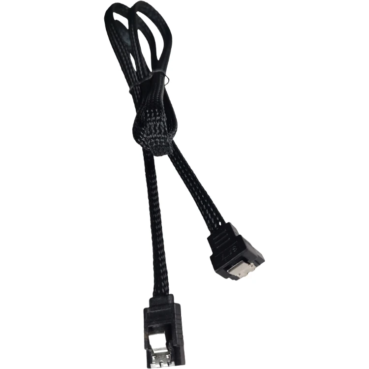 Automotive cable harness  famale to male cable Connector SATA 7p angle head cable