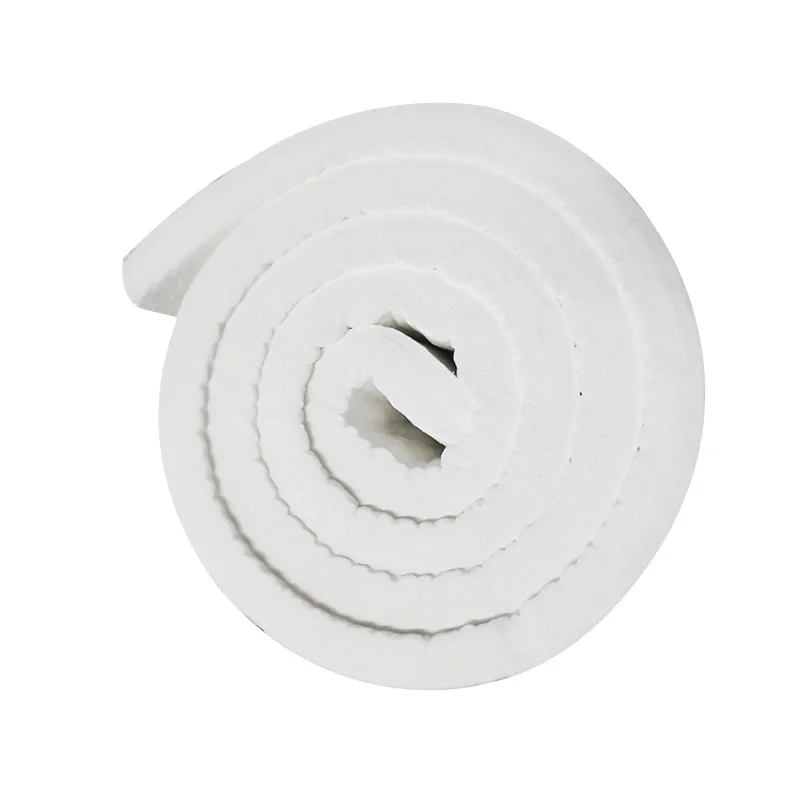 China Custom Size  1360C Pure White Refractory Ceramic Fiber Insulation Blanket for Chemical Industry