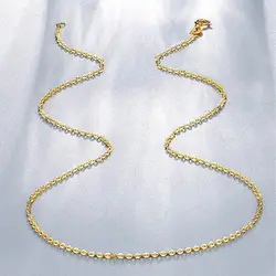Gold Jewelry Pure 18K Gold Diamond Love Pendant Au750 Heart Shaped Necklace Bride Engagement Wedding Gift