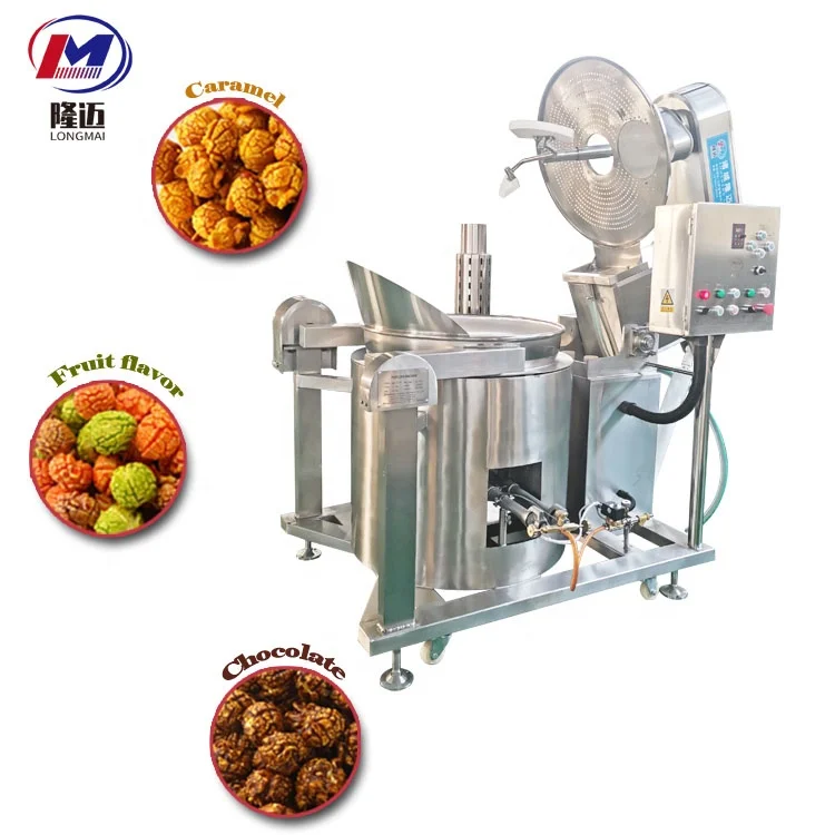 Hot Sale Factory Direct Selling Industrial Popcorn Making Machine Snack Food Gas Popcorn Machine
