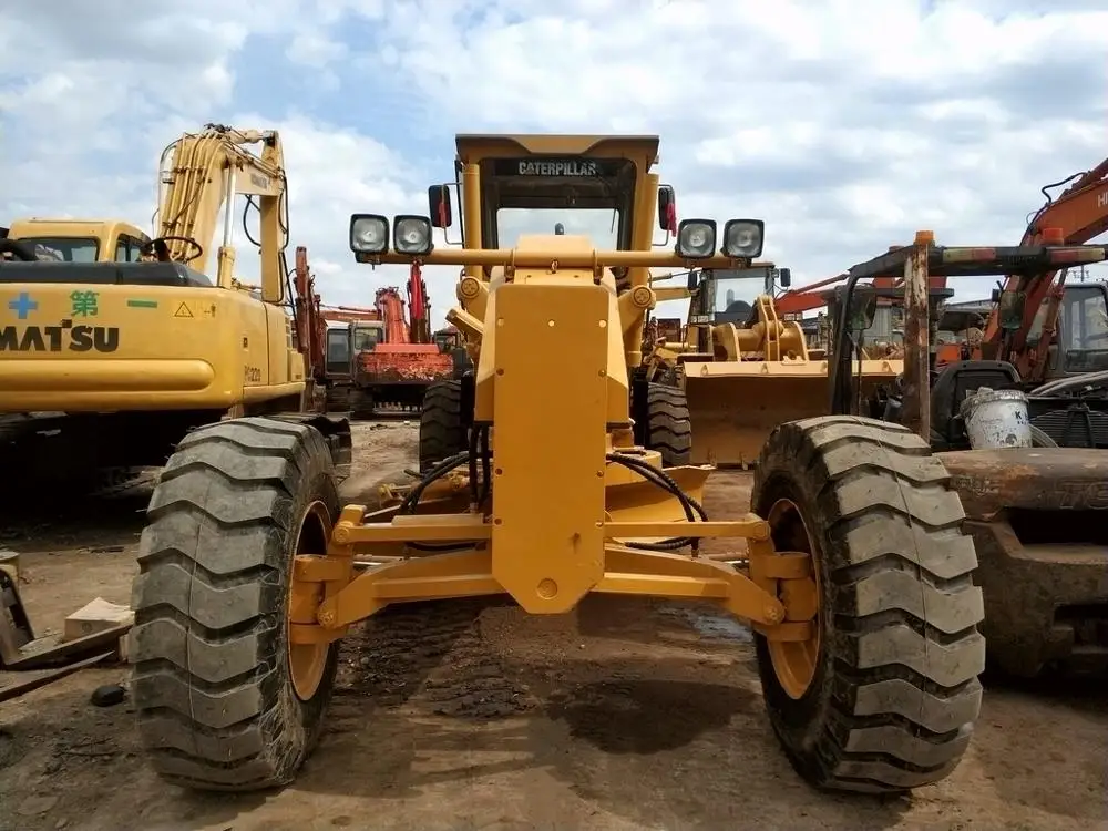 Used original Hot sale Cat used 140h caterpillar motor grader,140k 140g 120h with used grader parts in Shanghai