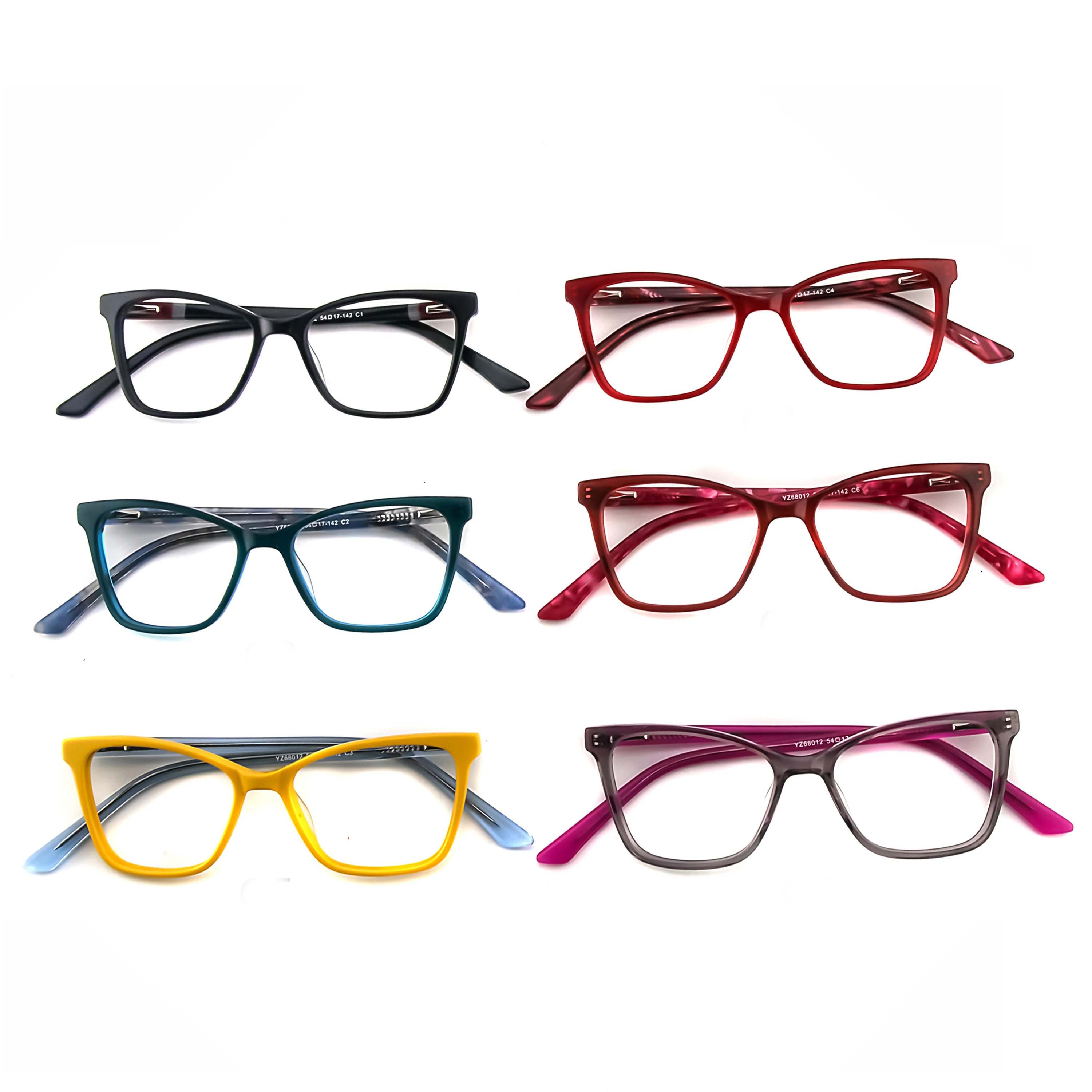 DM5512 Factory Price Classic Irregular  Acetate Optical Glasses Frame Custom Logo