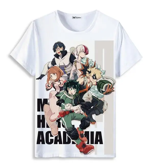 Футболка ecowalson для взрослых детей Boku No My Hero Academia Косплей Костюм